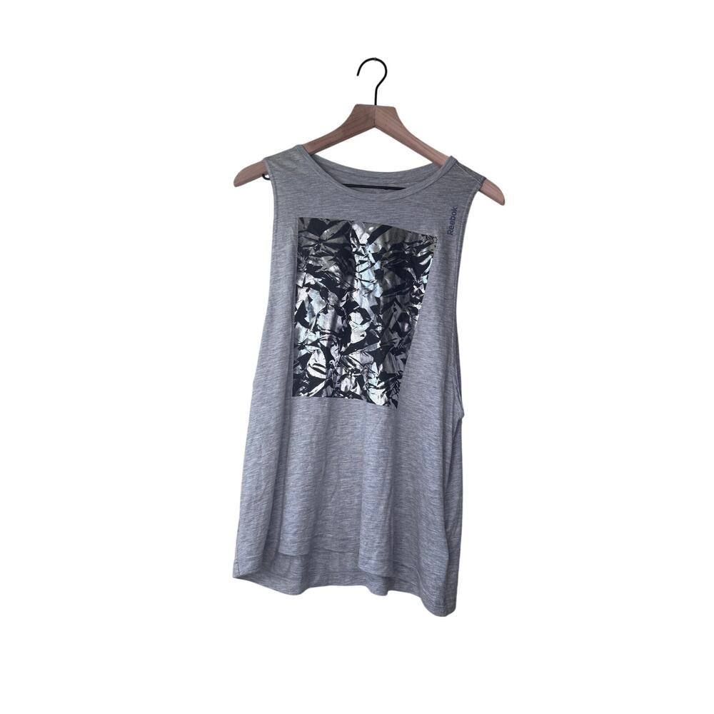 NWT Reebook Metallic Muscle top